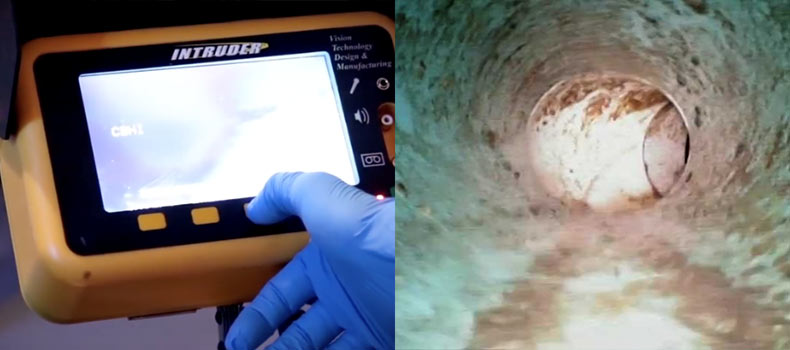 A sewer scope video inspection from JDB Property Inspectors